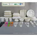 Biodegradable Disposable Eco-friendly Plastic Cornstarch Corn Starch Compostable CPLA Plate